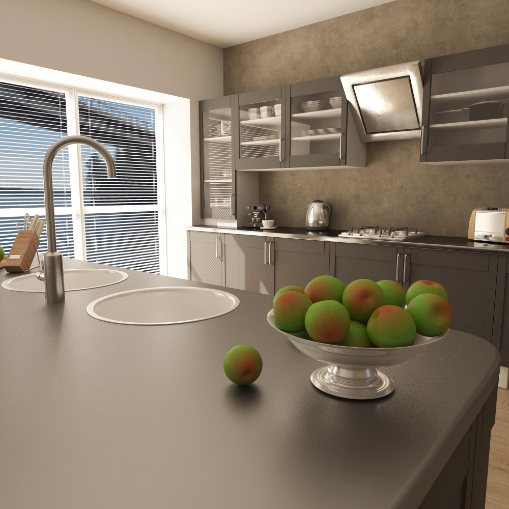 contemporary kitchen splashback worktop